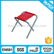 Outdoor lightweight steel foldable BBQ camping fishing stool